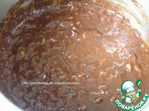 Постный шоколадно-банановый тарт с лимоном