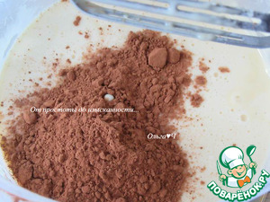 Шоколадно-творожный пирог с брусникой, миндалём Шоколадно-творожный пирог с брусникой, миндалём