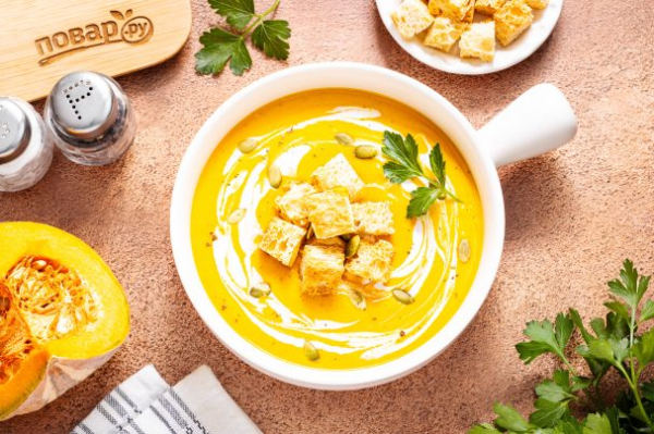 Тыквенный крем-суп Тыквенный крем-суп