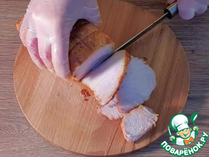 Мясная тарелка на праздничный стол