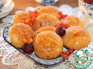 Дрожжевые ванильные булочки на молоке