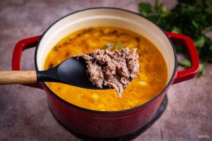 Суп с рыбными консервами Суп с рыбными консервами