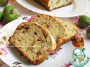 Творожный кекс с фейхоа Творожный кекс с фейхоа