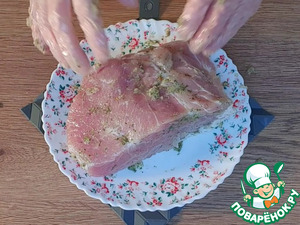 Мясная тарелка на праздничный стол