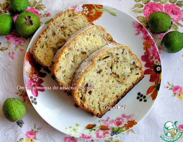 Творожный кекс с фейхоа Творожный кекс с фейхоа