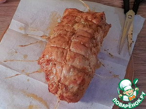 Мясная тарелка на праздничный стол