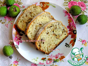 Творожный кекс с фейхоа Творожный кекс с фейхоа