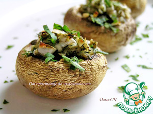 Шампиньоны с луком и чесноком